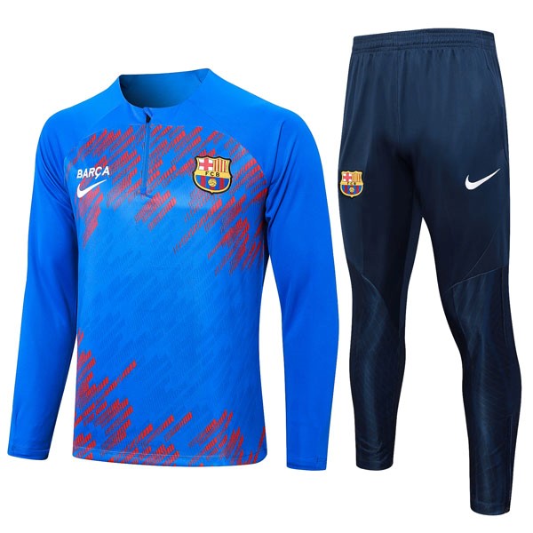 Sweatshirts Barcelona 2024-25 Blau Rote